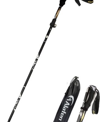 Aluminum Collapsible Ultralight Travel Trekking Hiking Pole for Men and Women